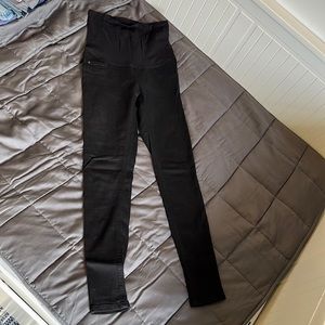 Maternity black skinny jeans